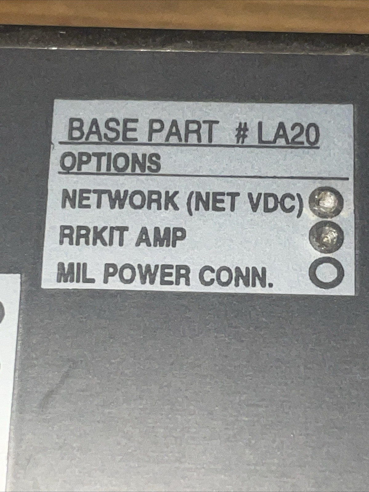 GPS LDCBS1X2 & LA20 Networking La20 Power Supply And Gps Antenna With Adapters