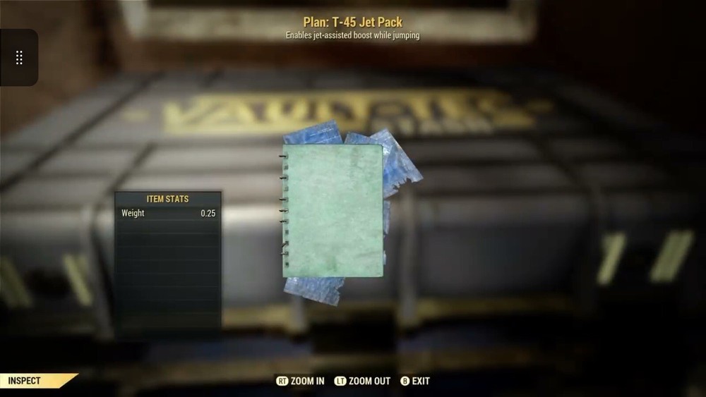 (Xbox) T-45 Jet Pack Plan