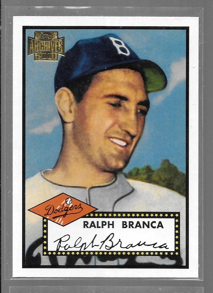 !!!     RALPH BRANCA  TOPPS  ARCHIVES   BASEBALL CARD  $$