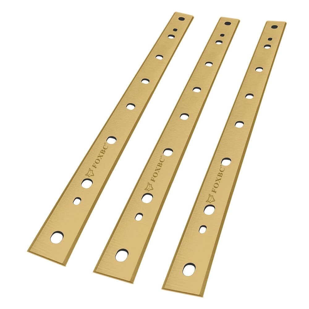 12-1/2" Titanium Planer Blades Replacement 3Pack for Dewalt DW734 Planer Replace