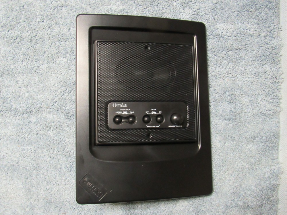 DMC4RSB w/Black DMCFRB M&S Intercom Room Station 4-wire DMC3-4