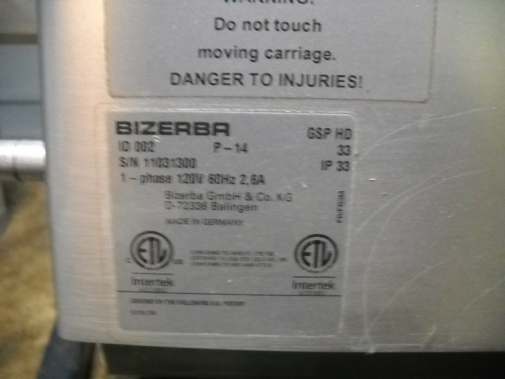 BIZERBA HD 33 MEAT SLICER FOOT PIN