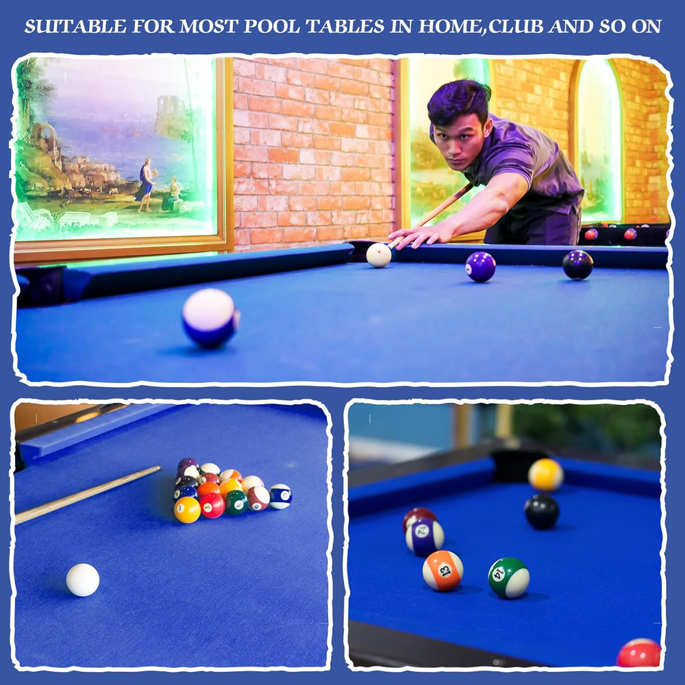 Billiard Cloth for 8 Ft Pool Table Pre Cut Pool Table Felt Billiard Protector wi