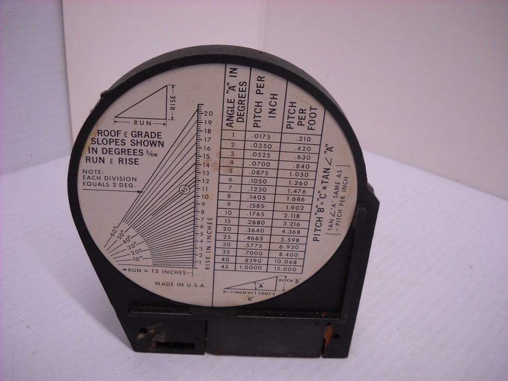 Sears Craftsman Universal Protractor Plumb & Level 93995