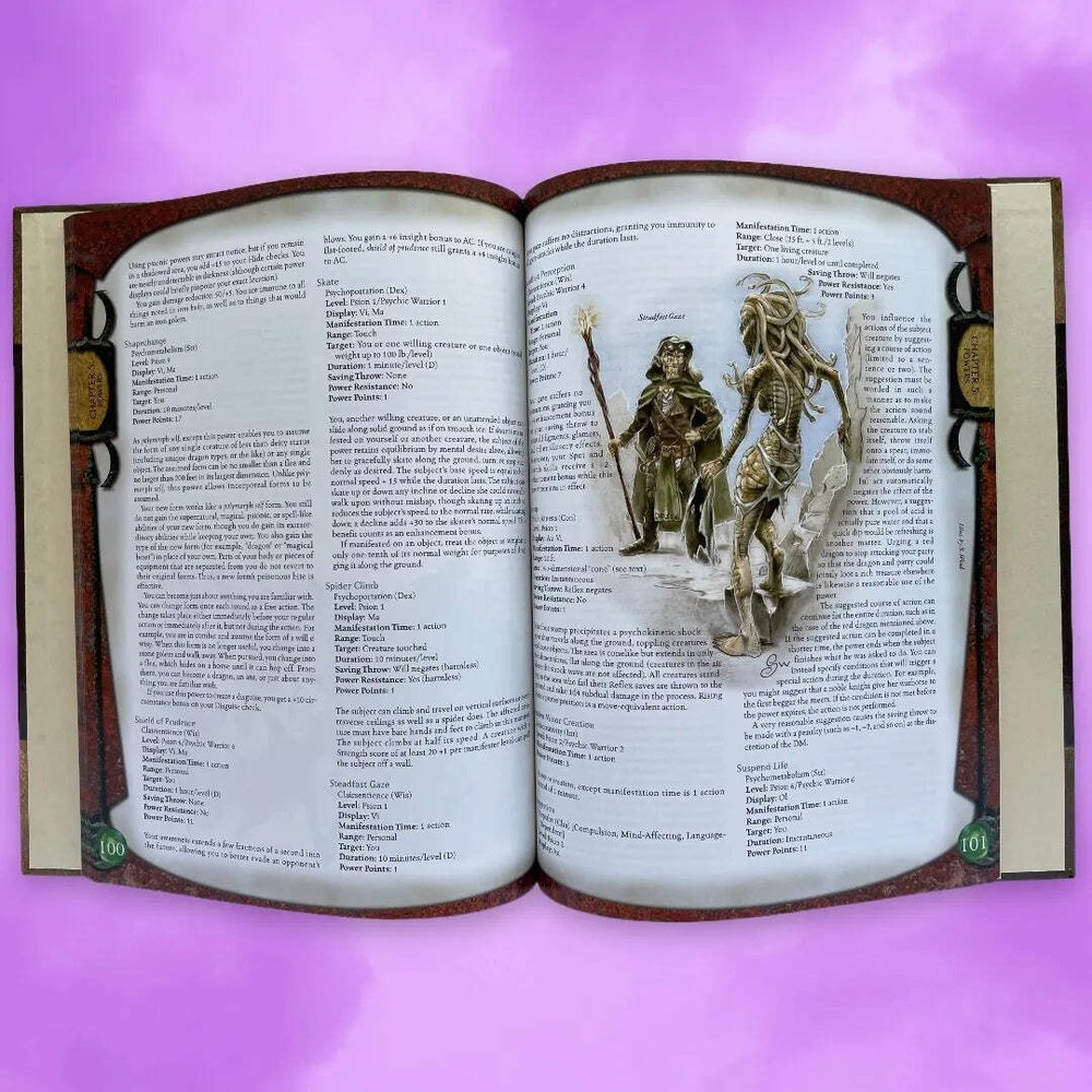Psionics Handbook Dungeons & Dragons 3e