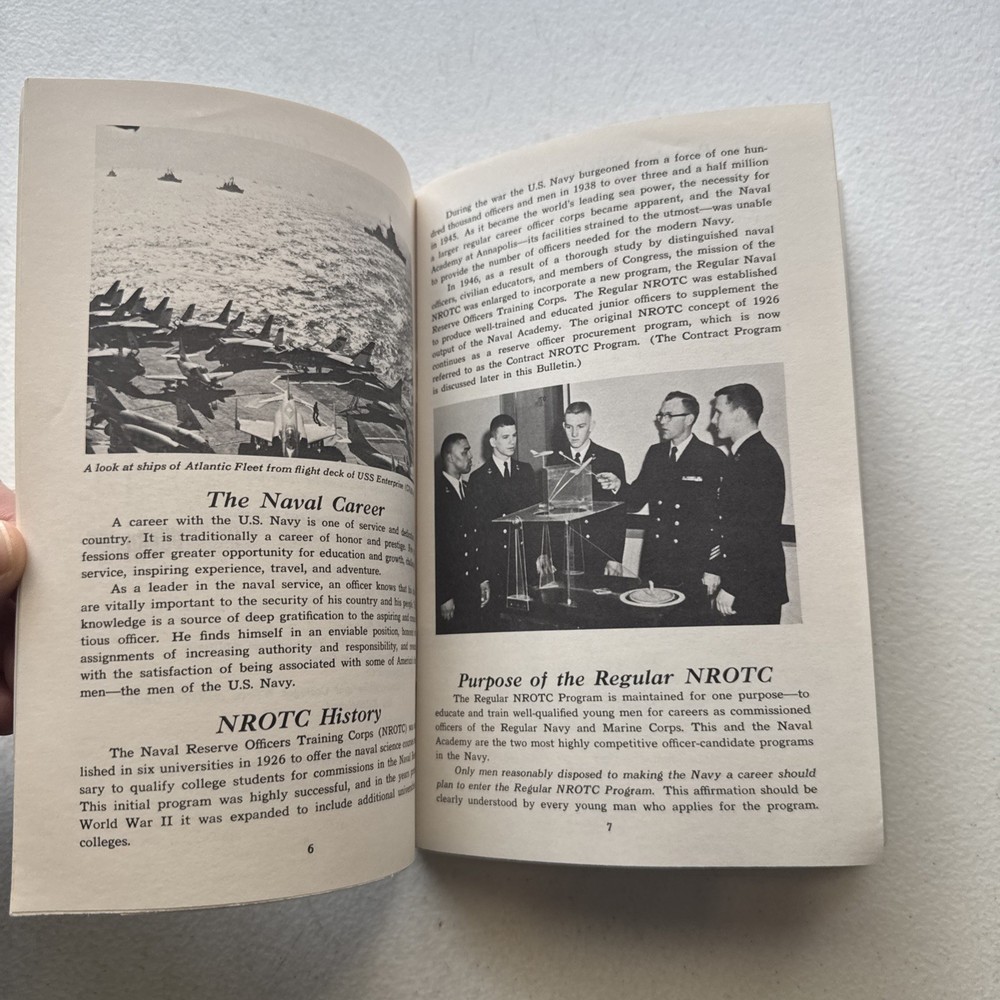 NROTC 1966 Bulletin The Regular Navy Reserve Officers Training Corpse Program