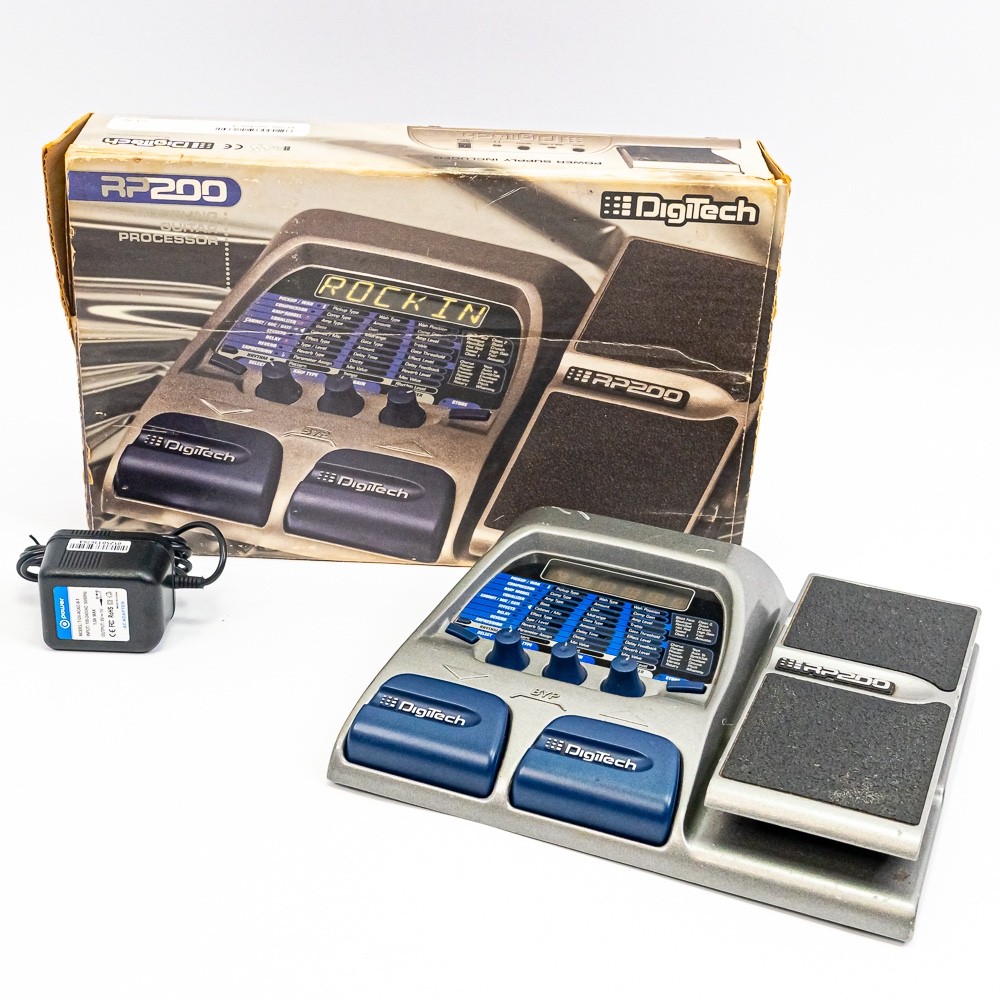 DigiTech RP200 Guitar Multi-Effects Pedal w/ Expression, PSU & Box