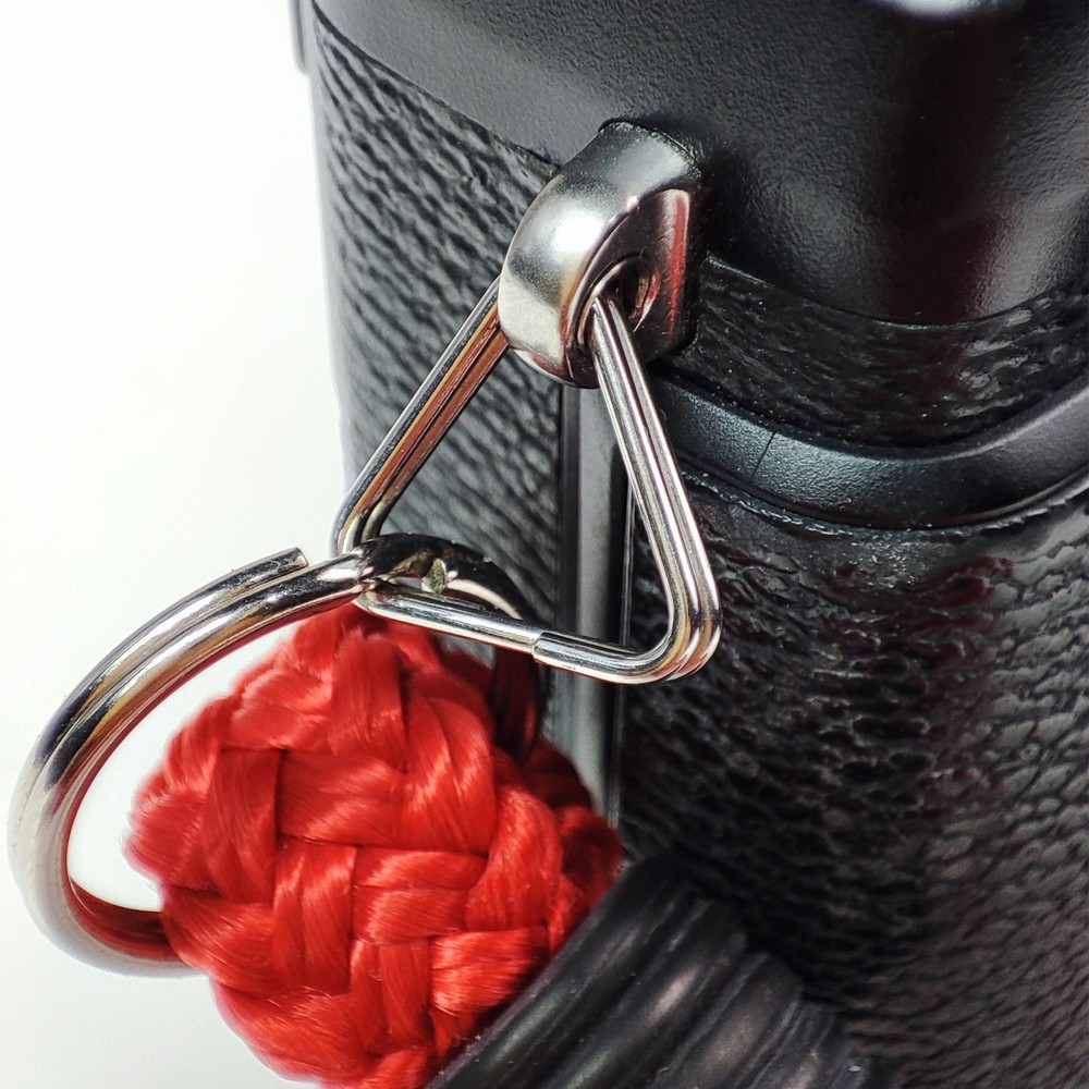 Camera Strap Lug Ring, 16 Pack Metal Triangle Split Hook Adapter with Cap