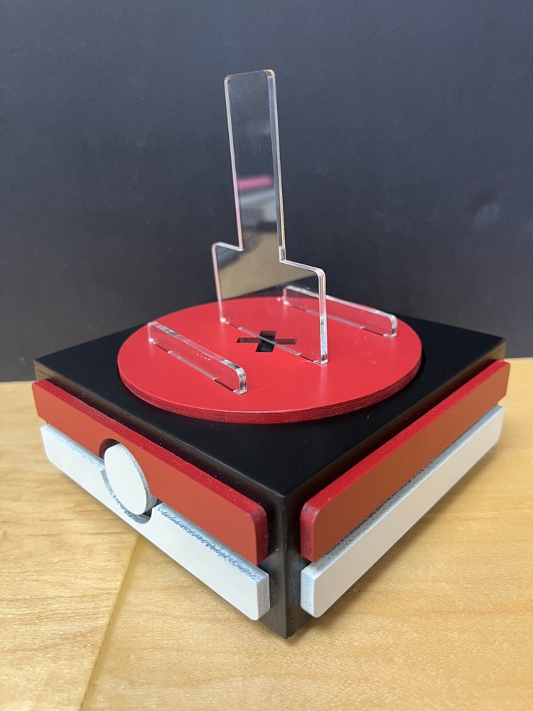 Red/White Pokeball Themed Display Spinner