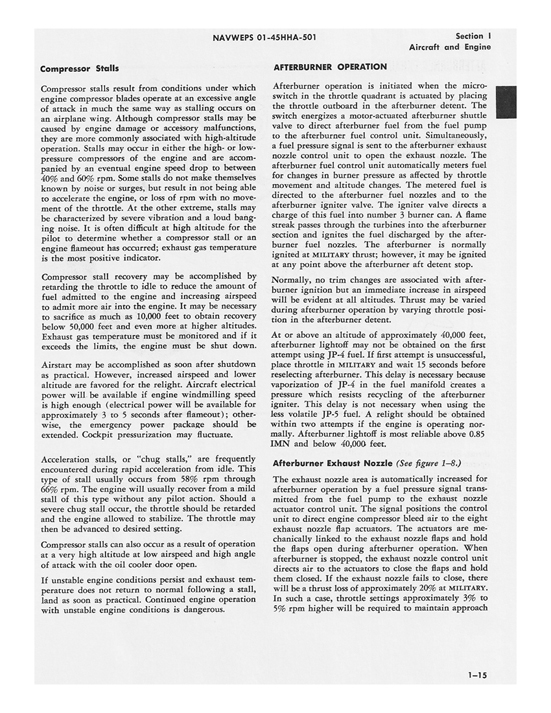 Vought F-8U Crusader Pilot's Flight Operating Manual