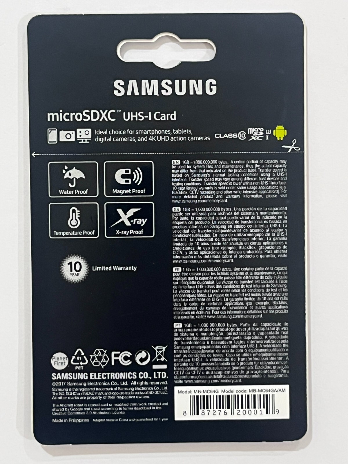 New Samsung EVO Plus 64GB MicroSD Micro SDXC Memory Card MB-MC64GA/AM