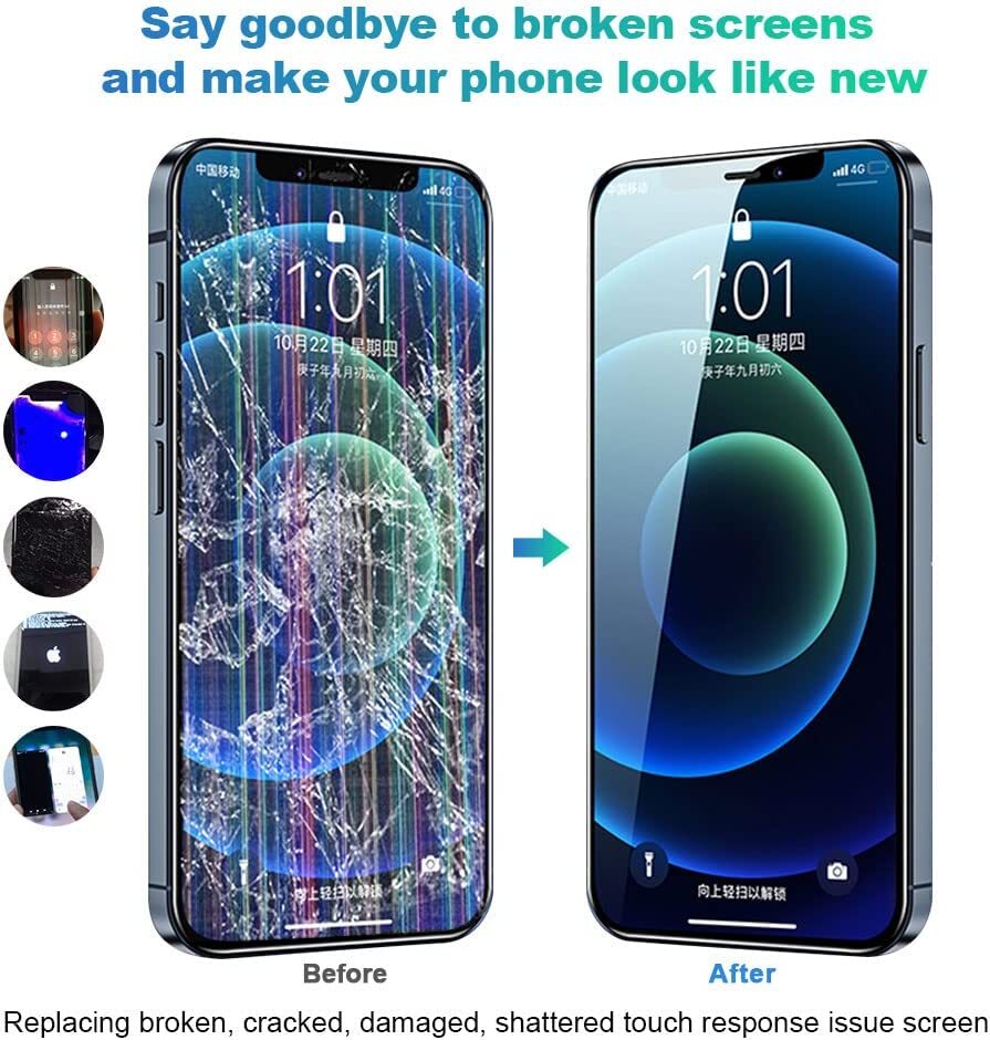 For iPhone 12 / 12 Pro Screen Replacement LCD Display Touch Digitizer Assembly