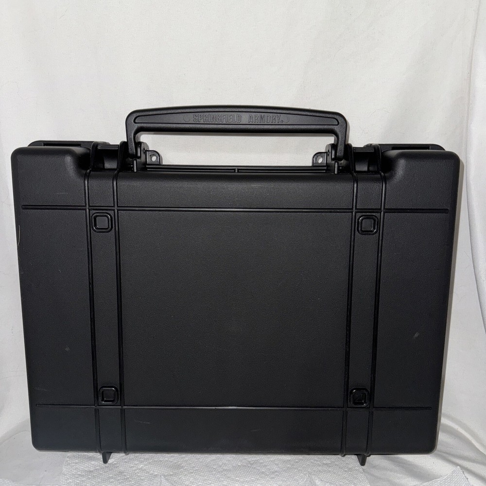 Springfield Armory XDM Pistol Case Black High Grade Plastic With Foam Inserts