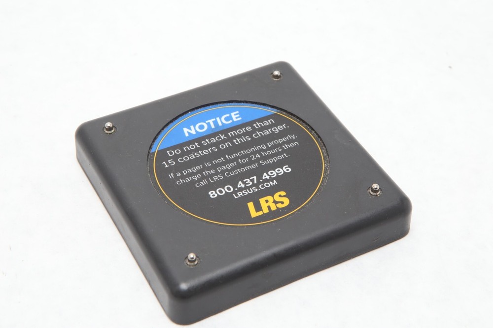 LRS Long Range Systems Coaster Charger Charging Dock Base Pad UNIT ONLY B42