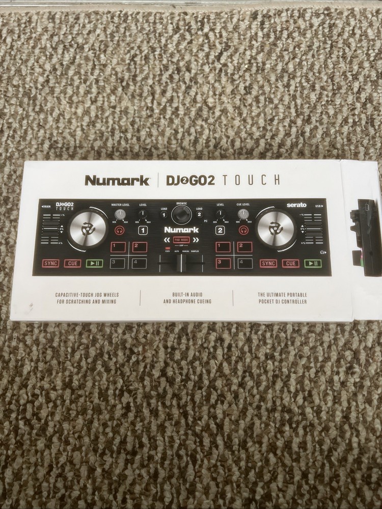 Numark DJ2GO2 Touch Pocket DJ Controller for Serato BOX ONLY