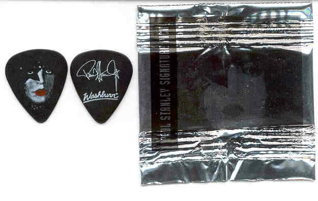 KISS 1998 Paul Stanley Washburn Guitar Pick Sealed