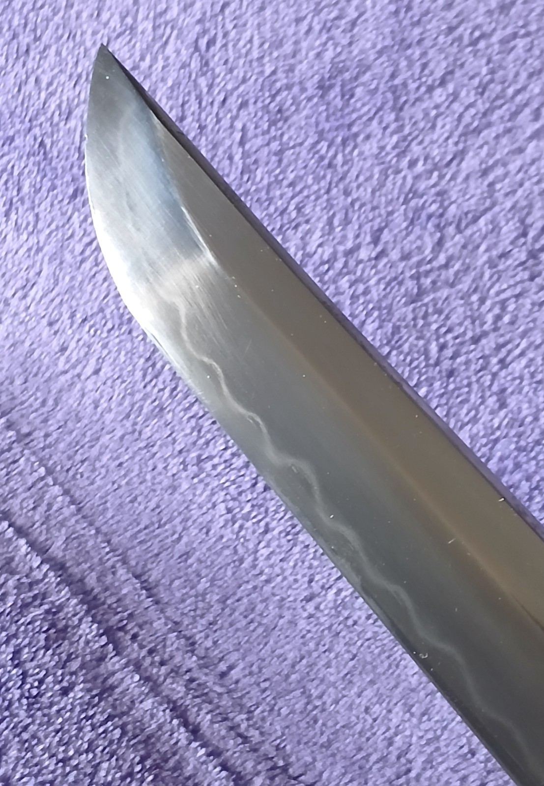 WWII Japanese Ofiicer's Showato Sword Signed "Fukumoto Amahide" with Tachi Tsuka