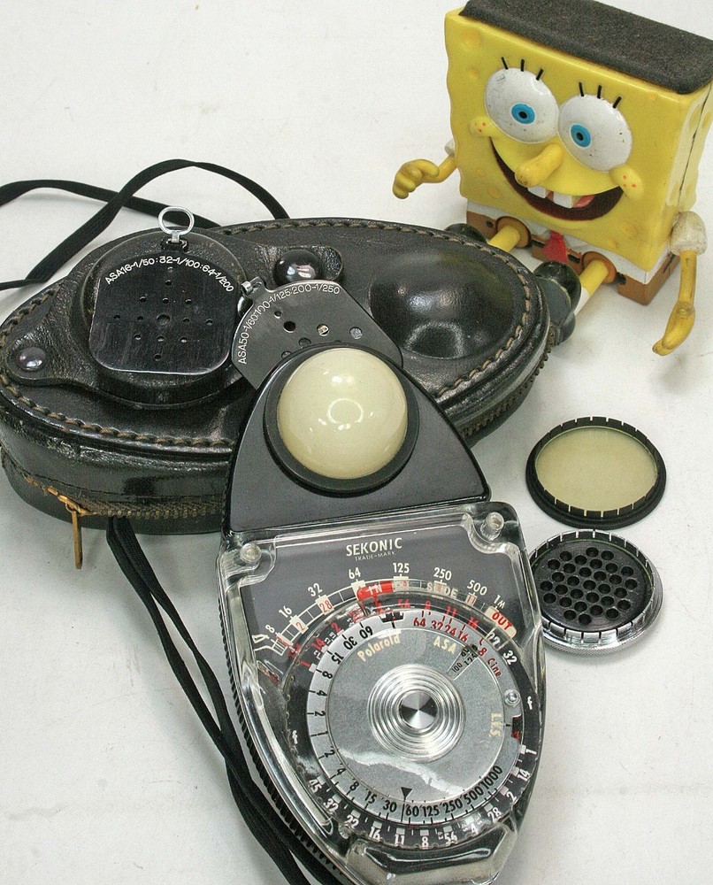 Sekonic Studio Exposure Meter Model S Case Slides Dome