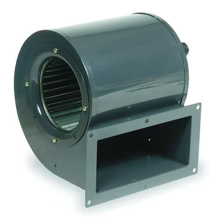 Dayton 1Tdt8 Rectangular Oem Blower, 1360/970 Rpm, 1 Phase, Direct Drive, Steel