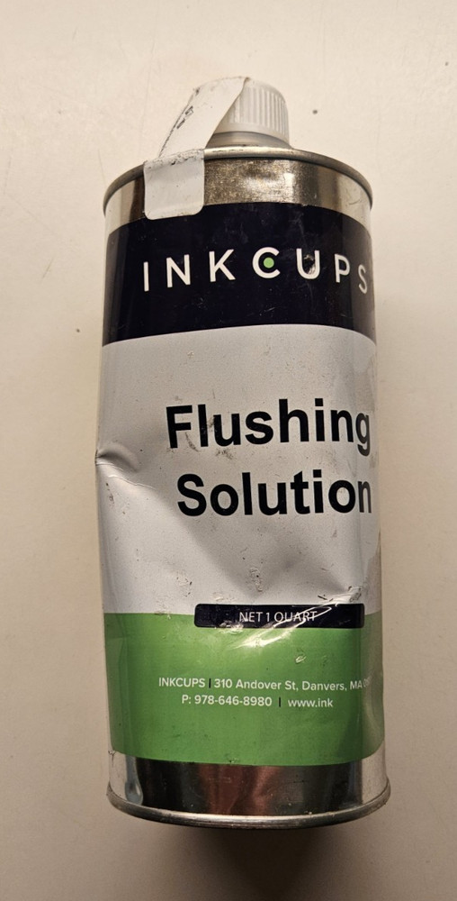 Ink Cups Flushing Solution 1 Quart (Dented Container)
