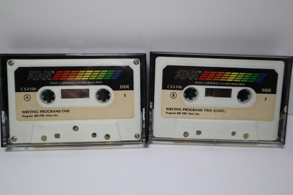 Atari 400/800 Computer Invitation to Programming 2 Cassette EXIB CXL4106 Big Box