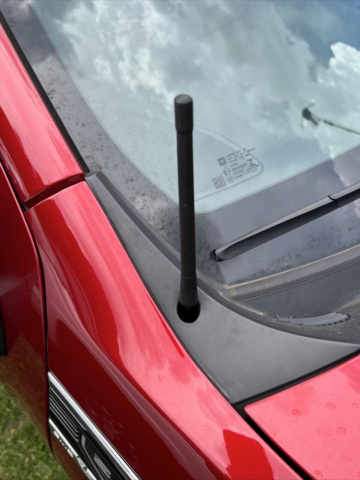 7" Short Black Rubber Antenna Mast Radio AM/FM for Chevrolet Silverado 2006-2025