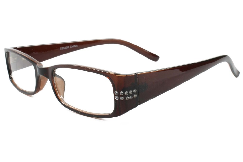 Designer Stylish Modern Womens Rectangle Black Frame 2.25 Reading Reader Glasses