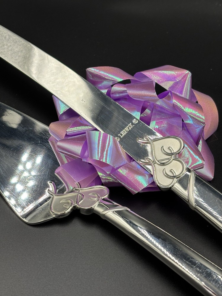 Lenox True Love Cake Knife And Server