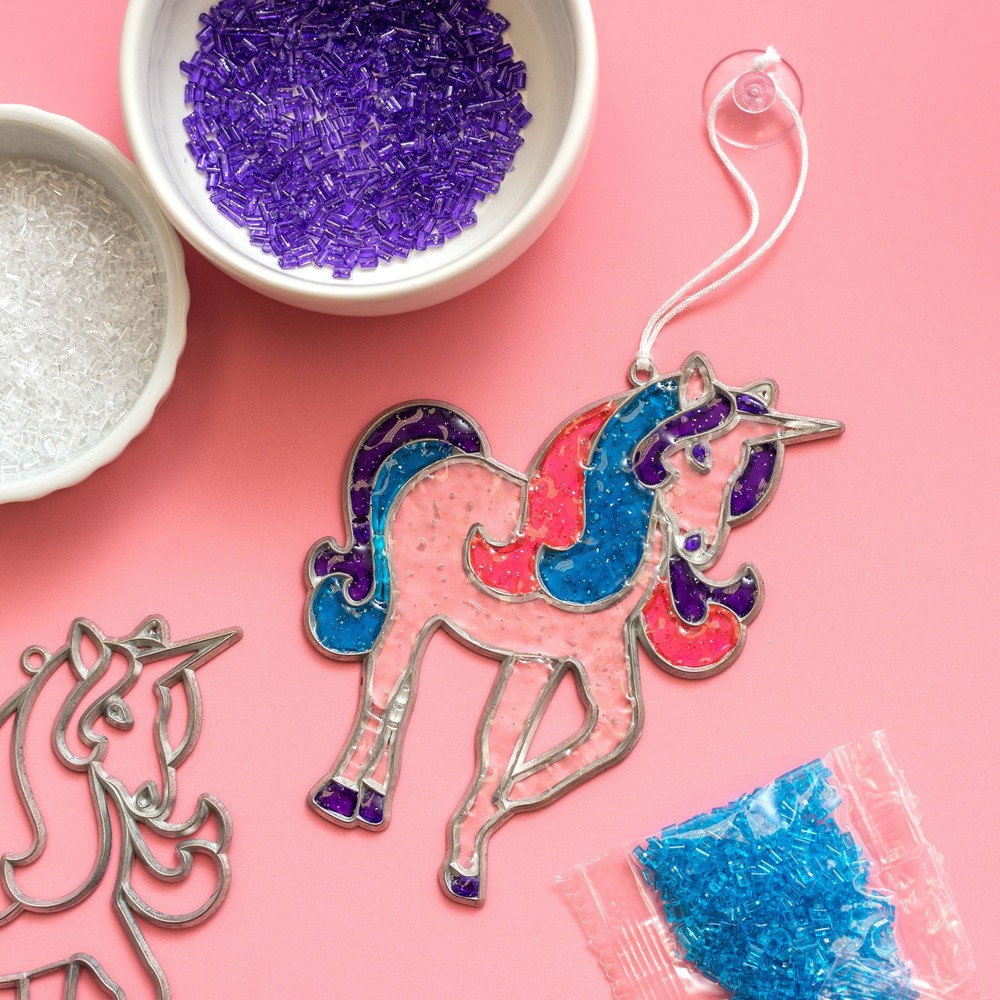 Makit & Bakit Suncatcher Kit Glitter Unicorn