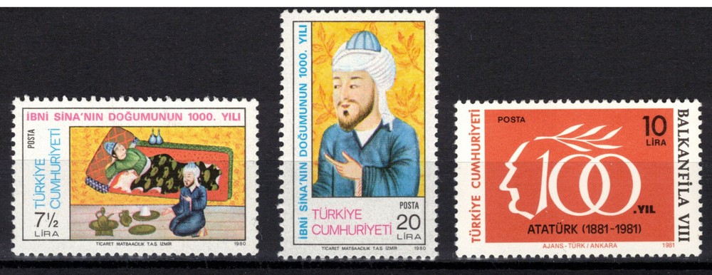 TURKEY Scott 2158-9 2160 Mint NH