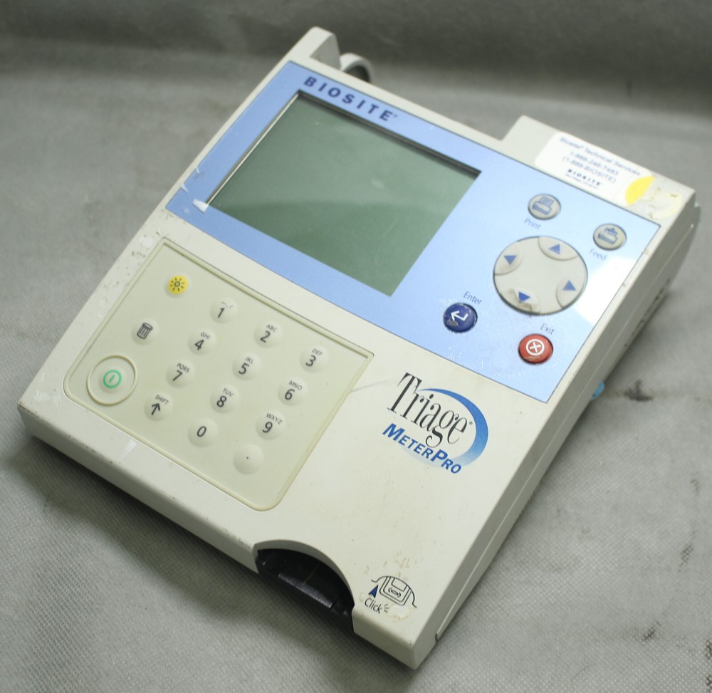 BIOSITE TRIAGE METER PRO Chemistry Analyzer Unit Only