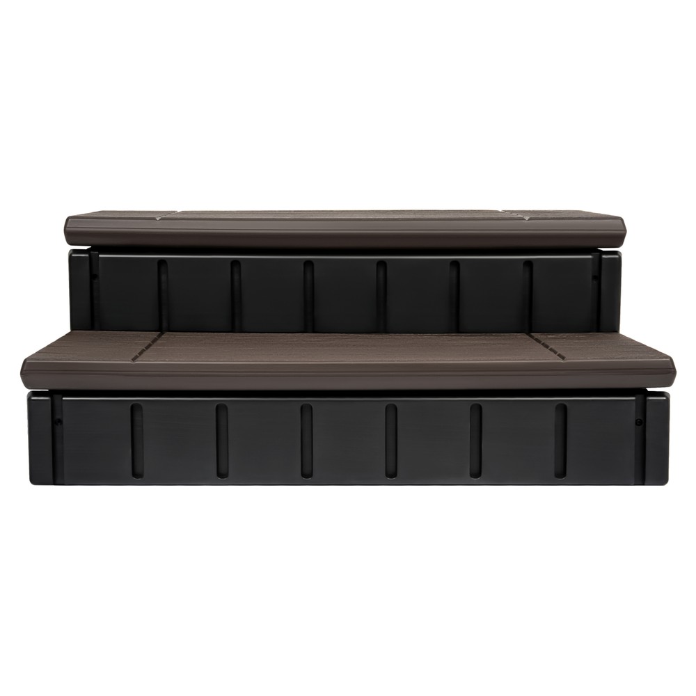 Universal 2 Slip-Resistant Spa & Hot Tub Step Compartment Spa Step with Storage