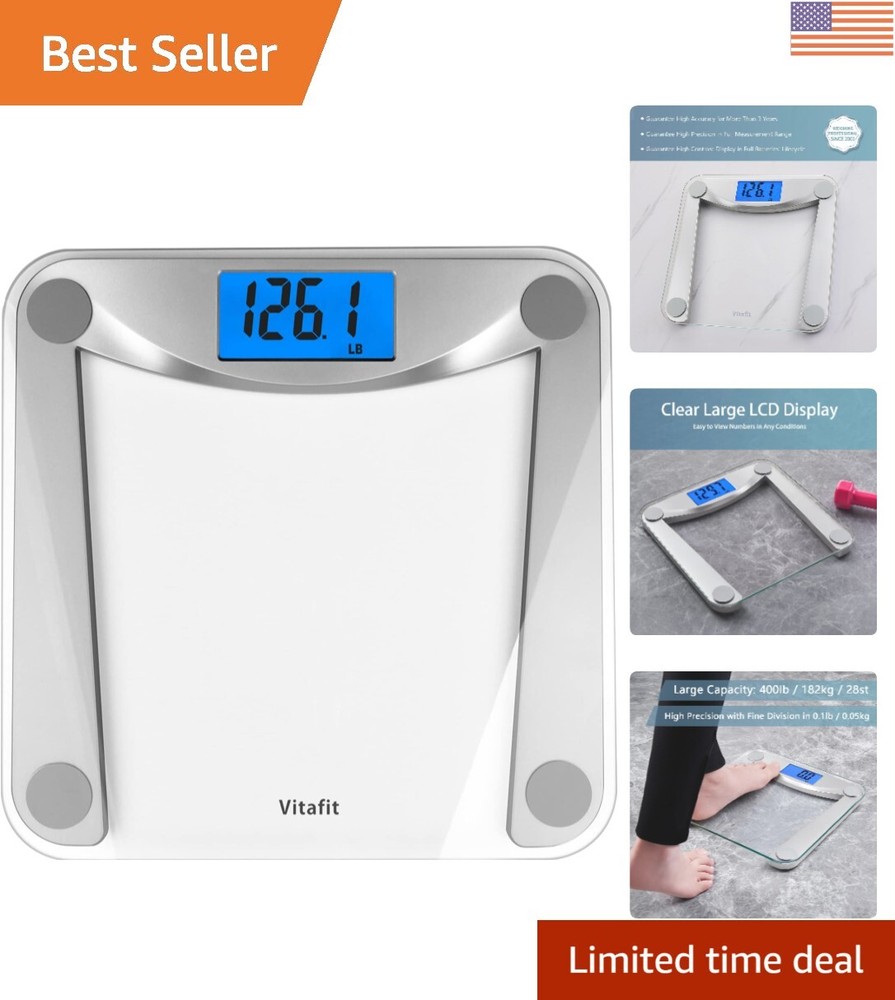 Extra Large LCD Digital Weight Scale - Lightweight & Accurate for Everyday Use