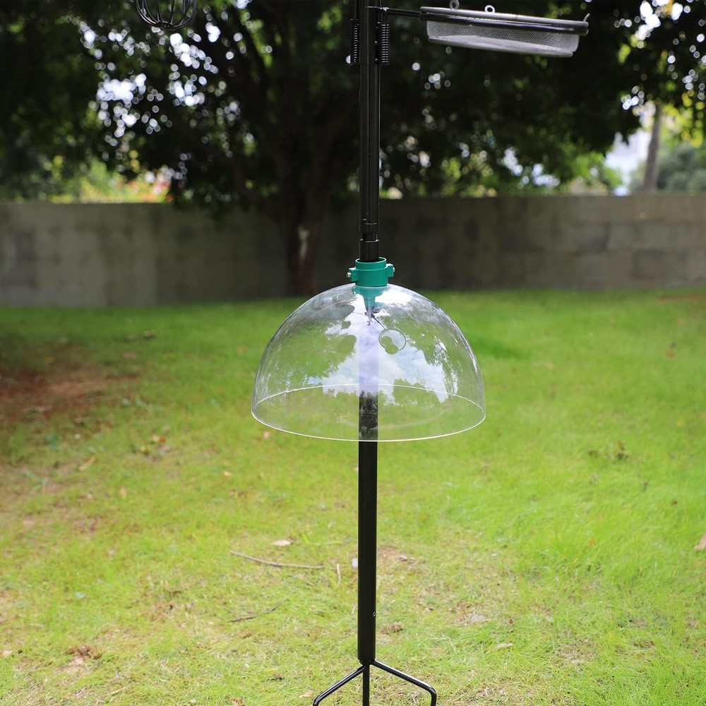 PFNRTH Squirrel Baffle for Shepherp's Hook, Or Clear