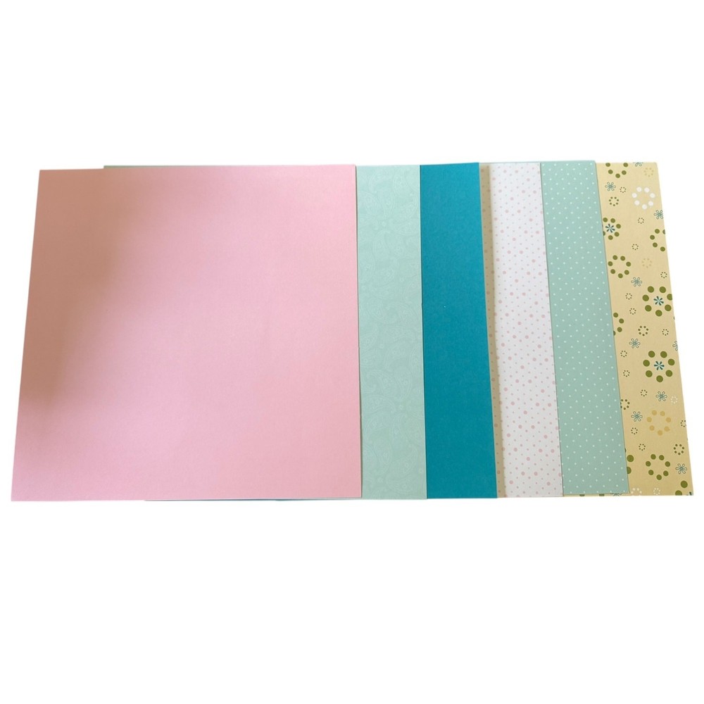 Stampin Up 12x12 Assorted 12 Sheets Designer Paper Set 4