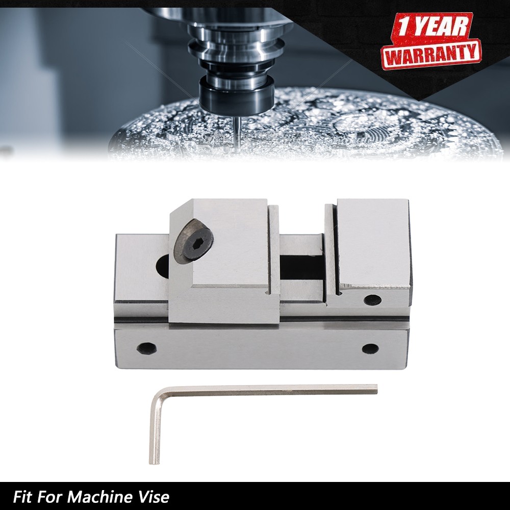 1'' Precision Toolmaker Screwless Vise Grinding Mini Insert Vise .0002'' Steel