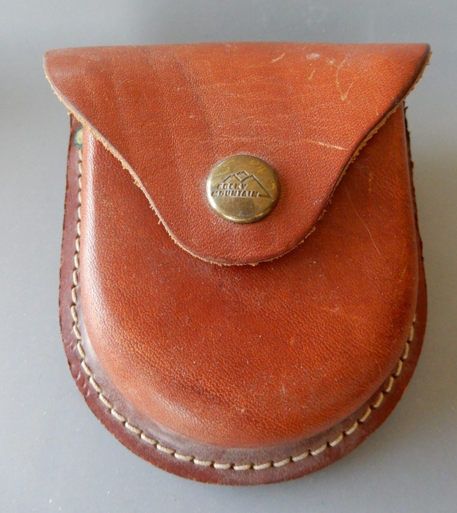 Sturdy Leather handcuff Holster Belt Pouch EUC