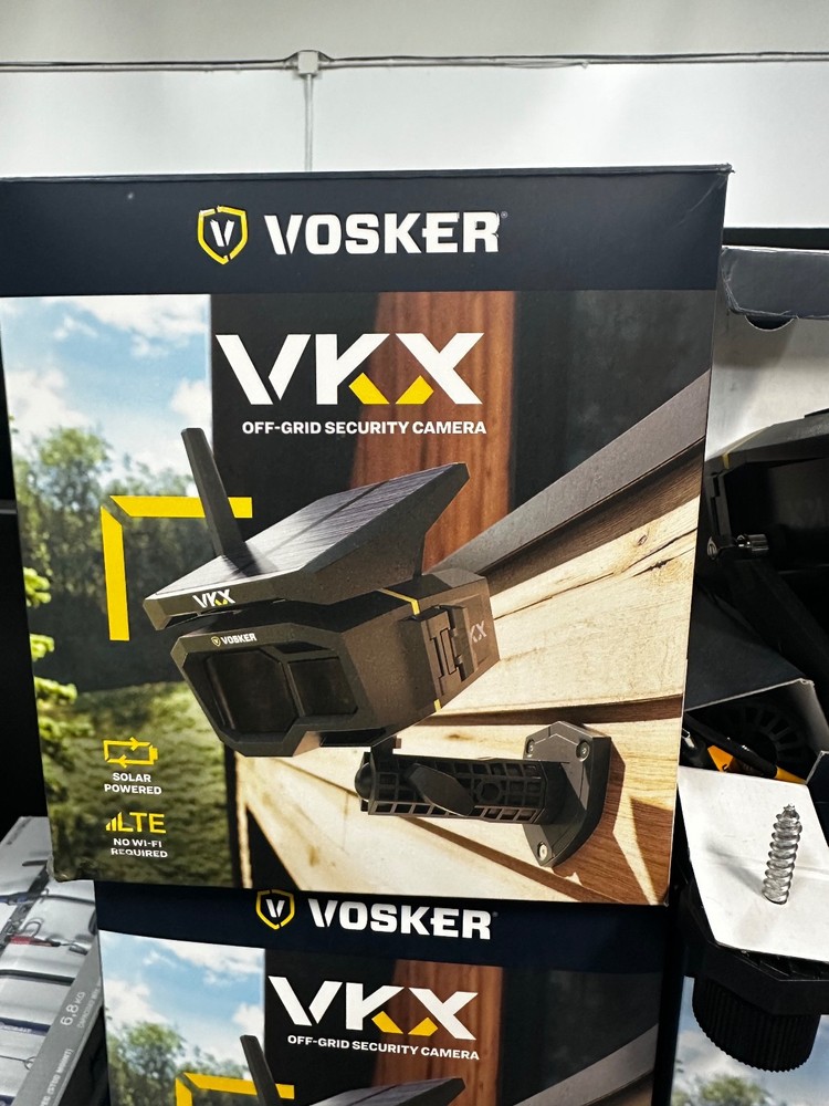 Vosker VKX Off-Grid Security Camera – Solar Powered LTE Camera (No WiFi Required