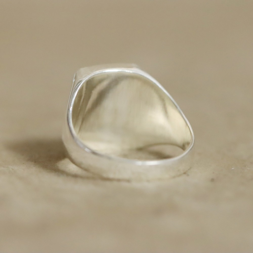 Rainbow Fire Opal Ring 925 Silver Ring Signet Mens Ring Wedding Ring
