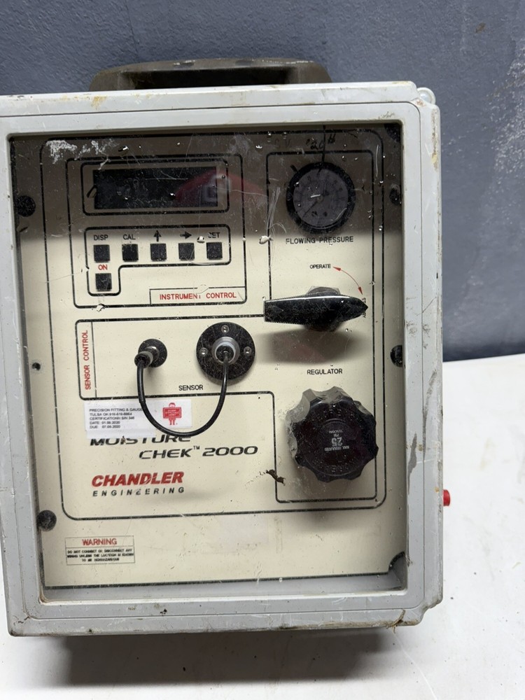 Chandler engineering moister chek 2000 Untested