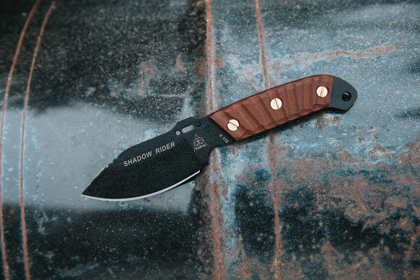New TOPS Shadow Rider Fixed Blade Knife SDRD-01
