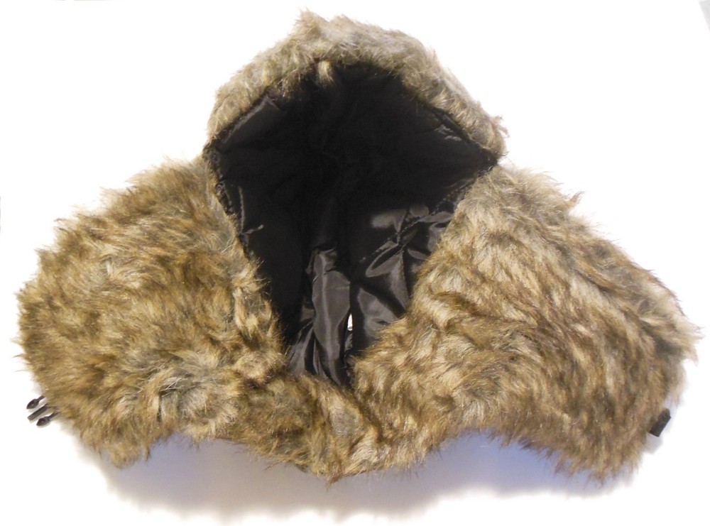 Winter Hat Grey Suede Feel One Size UNISEX