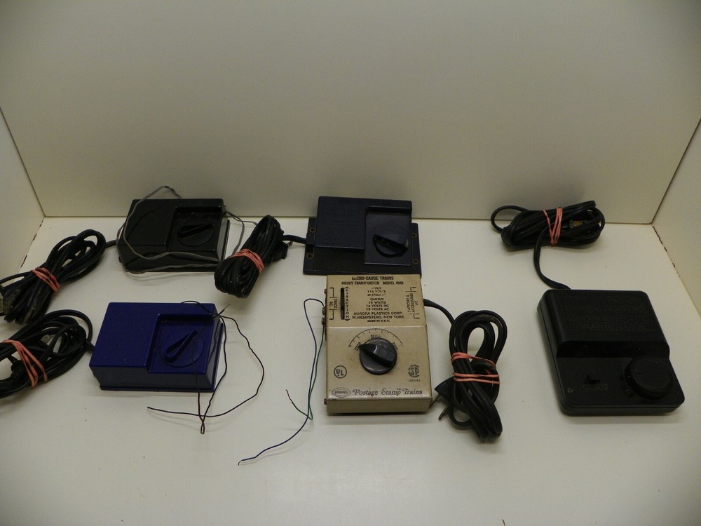 Vintage Assorted Model Train HO/N Gauge Power Supply Transformer's untested