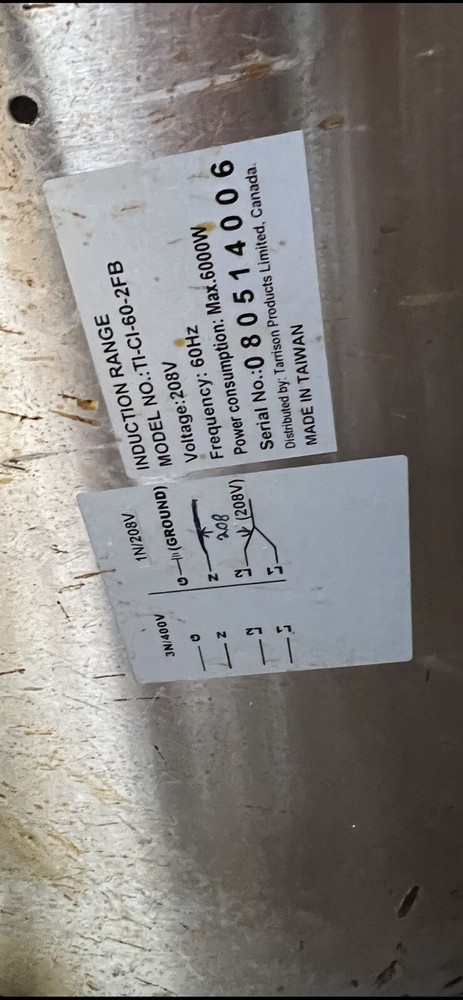 tarrison double induction cooktop #ti-ci-60-2fb