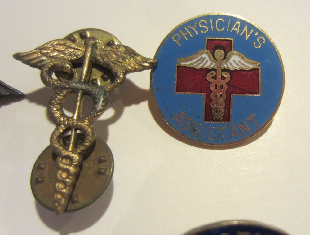 Vintage medical pin / pin backs