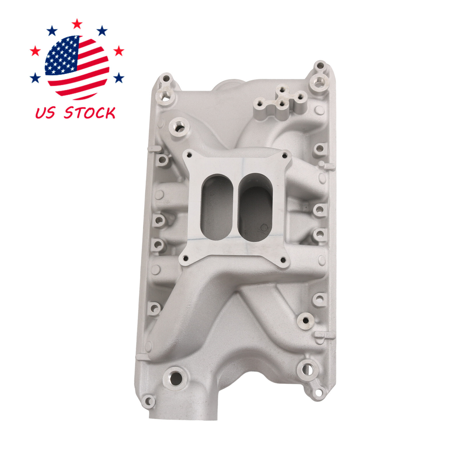 For Ford Small Block Windsor 351W V8 5.8L Aluminum Dual Plane Intake Manifold