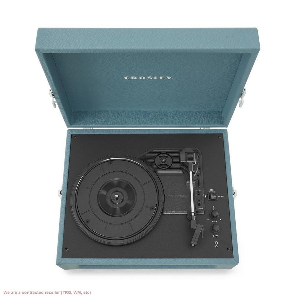 Crosley Voyager Bluetooth Vinyl Record Player - Washed Blue