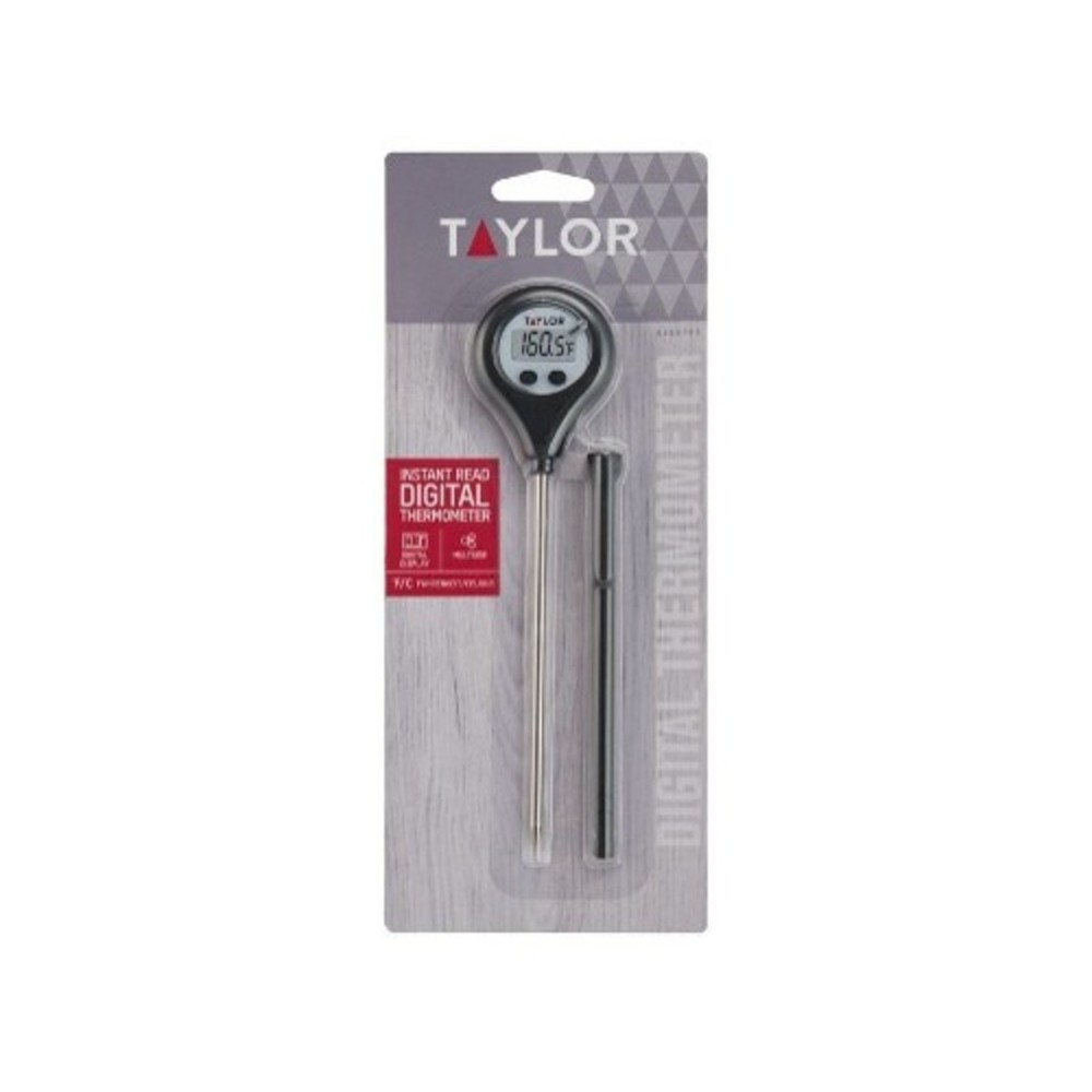 Taylor Digital Instant Read TruTemp Rotating Display Thermometer - Black