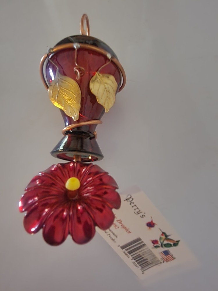 Perry's Ruby Droplet #2092 Hummingbird Feeder