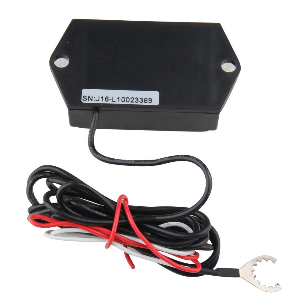 Waterproof IP68 Digital Tiny Tachometer Hour Meter Resettable Job Timer+Battery